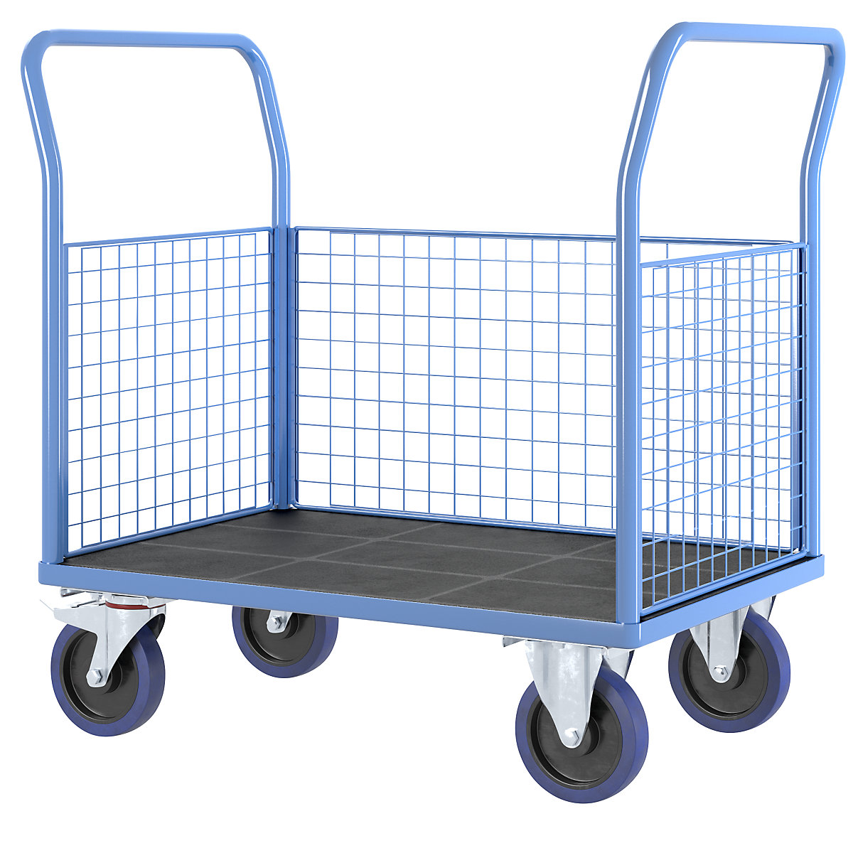 Plošinový vozík s mřížkovými stěnami – eurokraft pro (Obrázek výrobku 8)-7