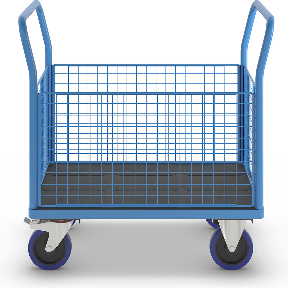 Plošinový vozík s mřížkovými stěnami – eurokraft pro (Obrázek výrobku 5)-4