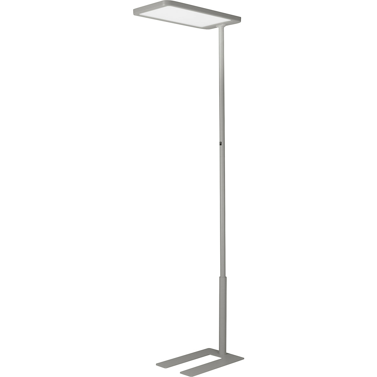 Lampă LED de podea Capella – Hansa, intensitate reglabilă, gri-argintiu-1