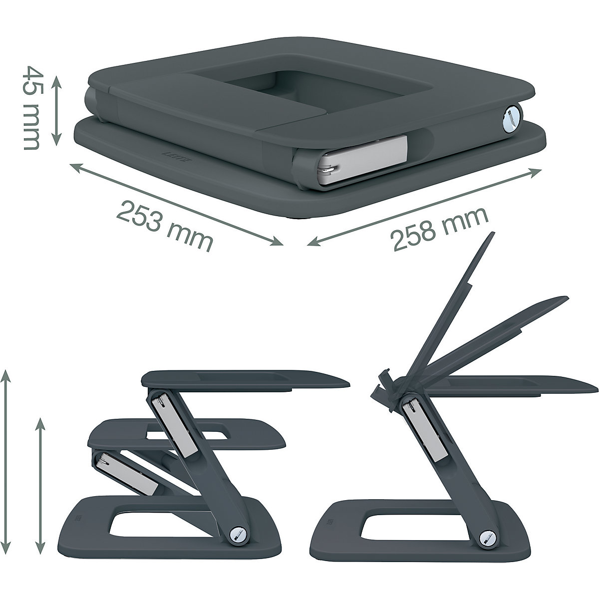 Suport pentru laptop Leitz Ergo, multi-unghi – Leitz (Imagine produs 10)-9