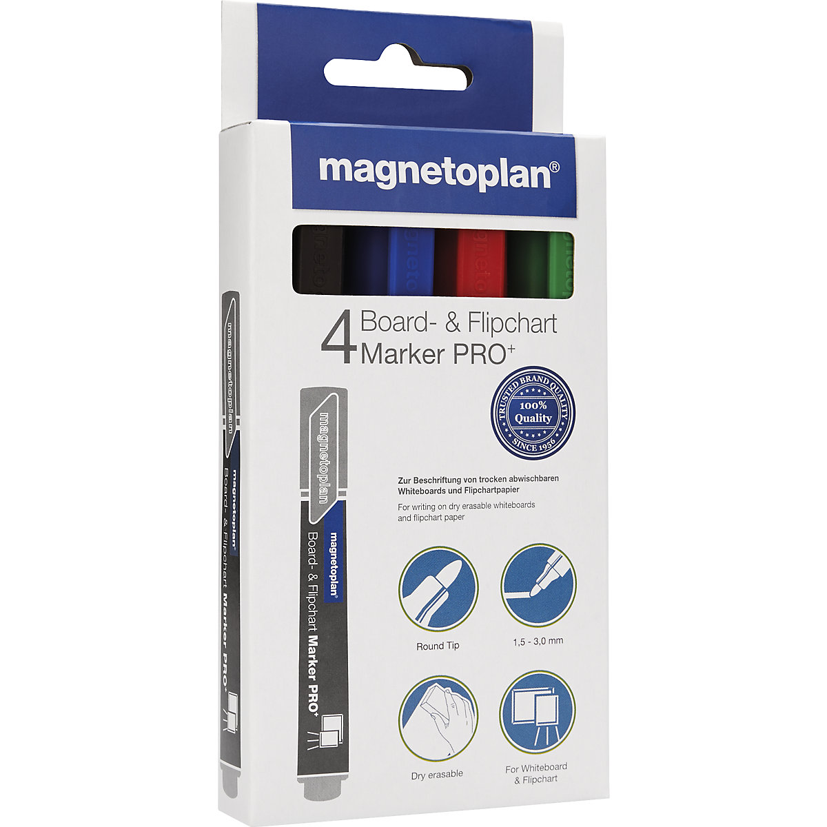 Board markere și markere pentru flipchart, sortate – magnetoplan (Imagine produs 3)-2