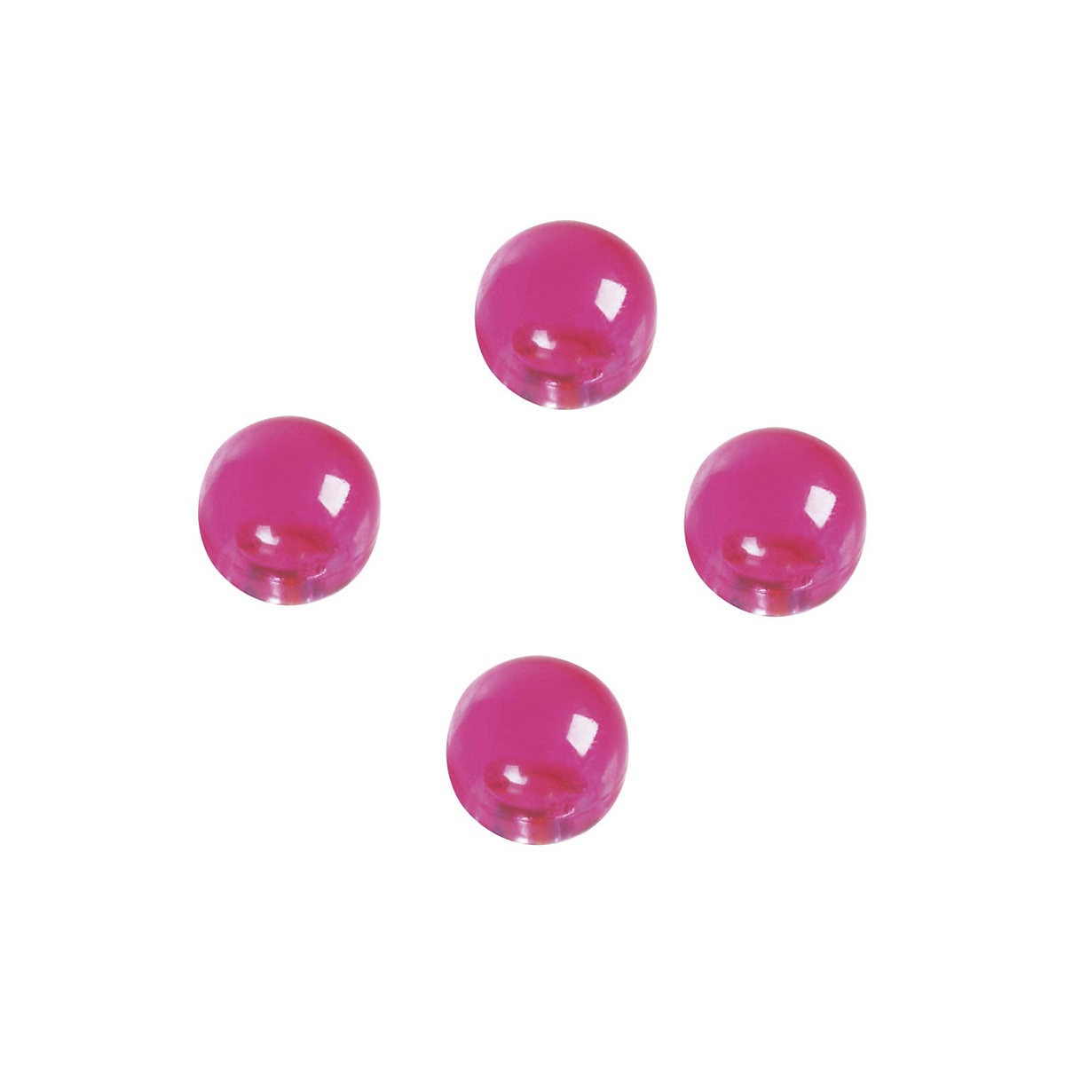magnetoplan – Bile magnetice, Ø 14 mm, amb. 48 buc., roz