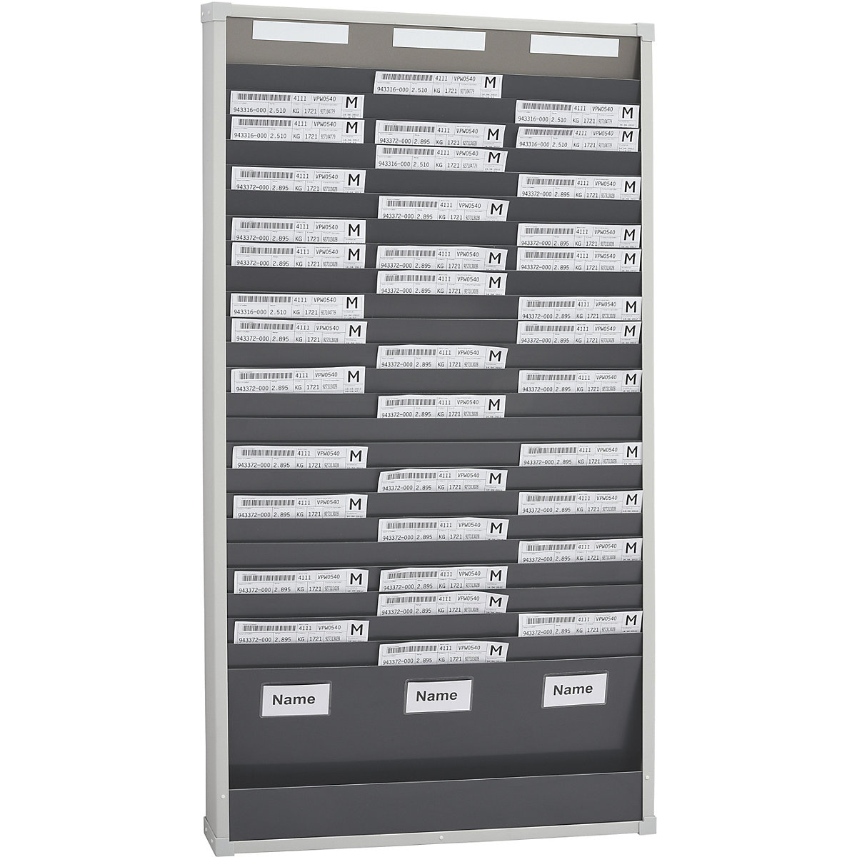 Panou modular pentru sortarea fișelor – EICHNER