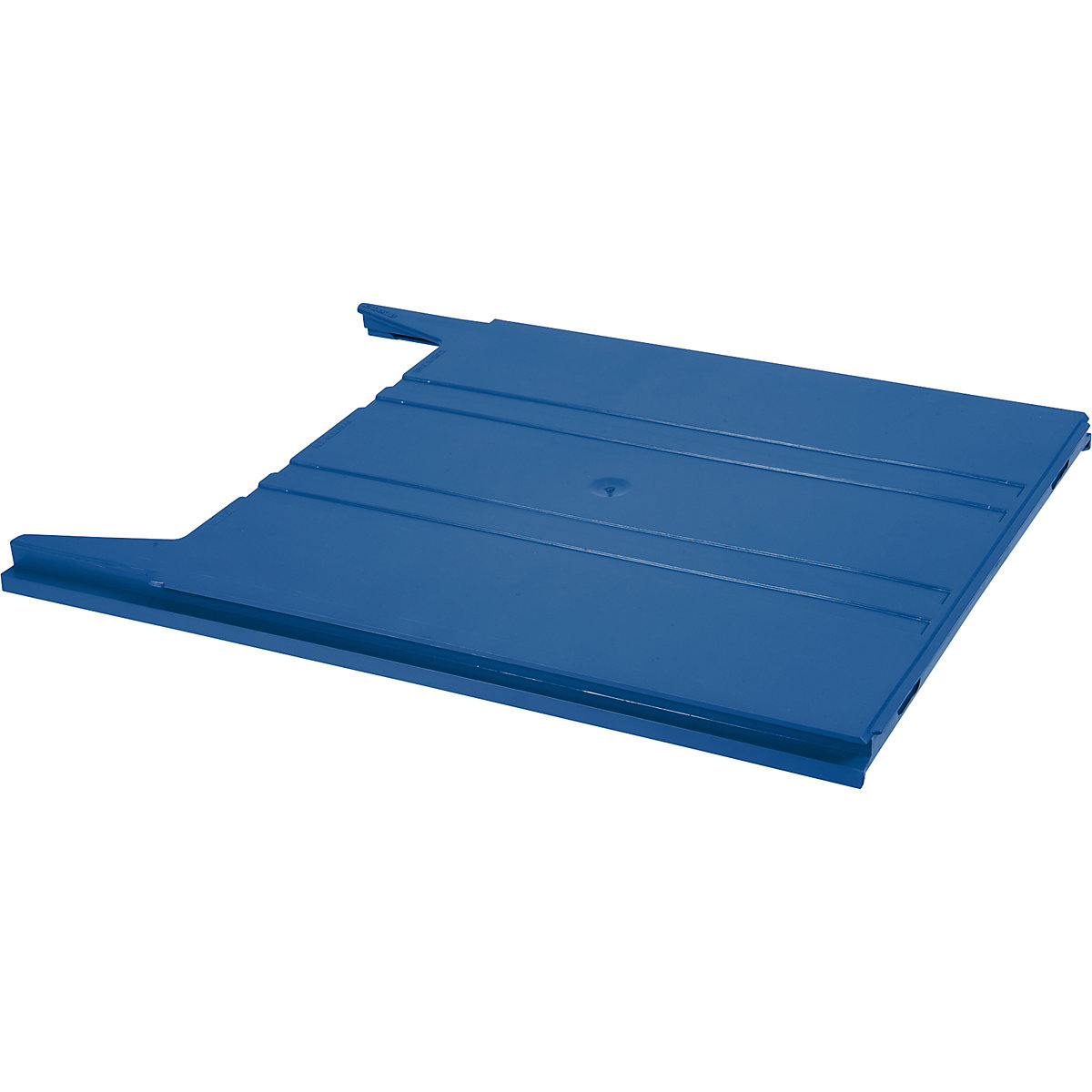 Sortator de perete FLAT, pentru format DIN A4, înălțime de umplere 9 mm, compartiment de depozitare albastru-17