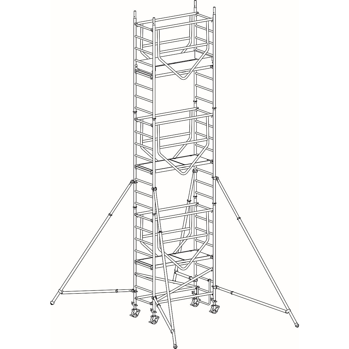 Rusztowanie ruchome ADVANCED SAFE-T 7070 – HYMER (Zdjęcie produktu 4)-3