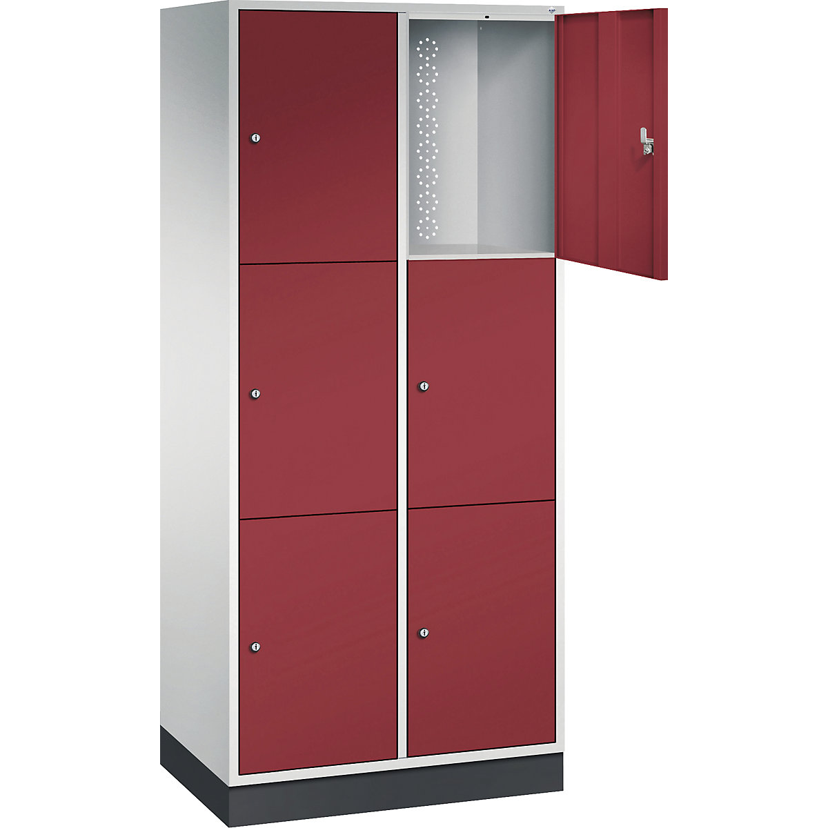 Dulap cu 3 compartimente cu încuietoare Intro – C+P (Imagine produs 2)-1
