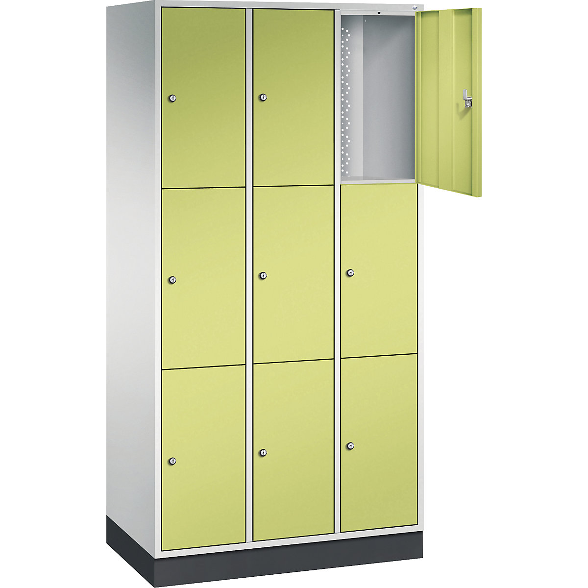 Dulap cu 3 compartimente cu încuietoare Intro – C+P (Imagine produs 2)-1