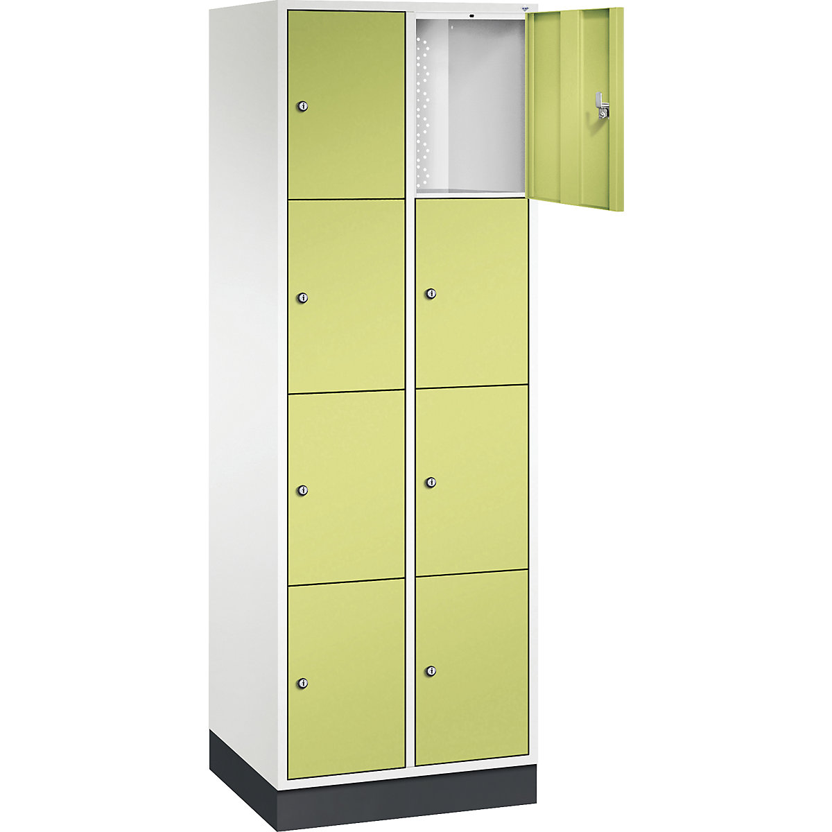 Dulap cu 4 compartimente cu încuietoare Intro – C+P (Imagine produs 2)-1