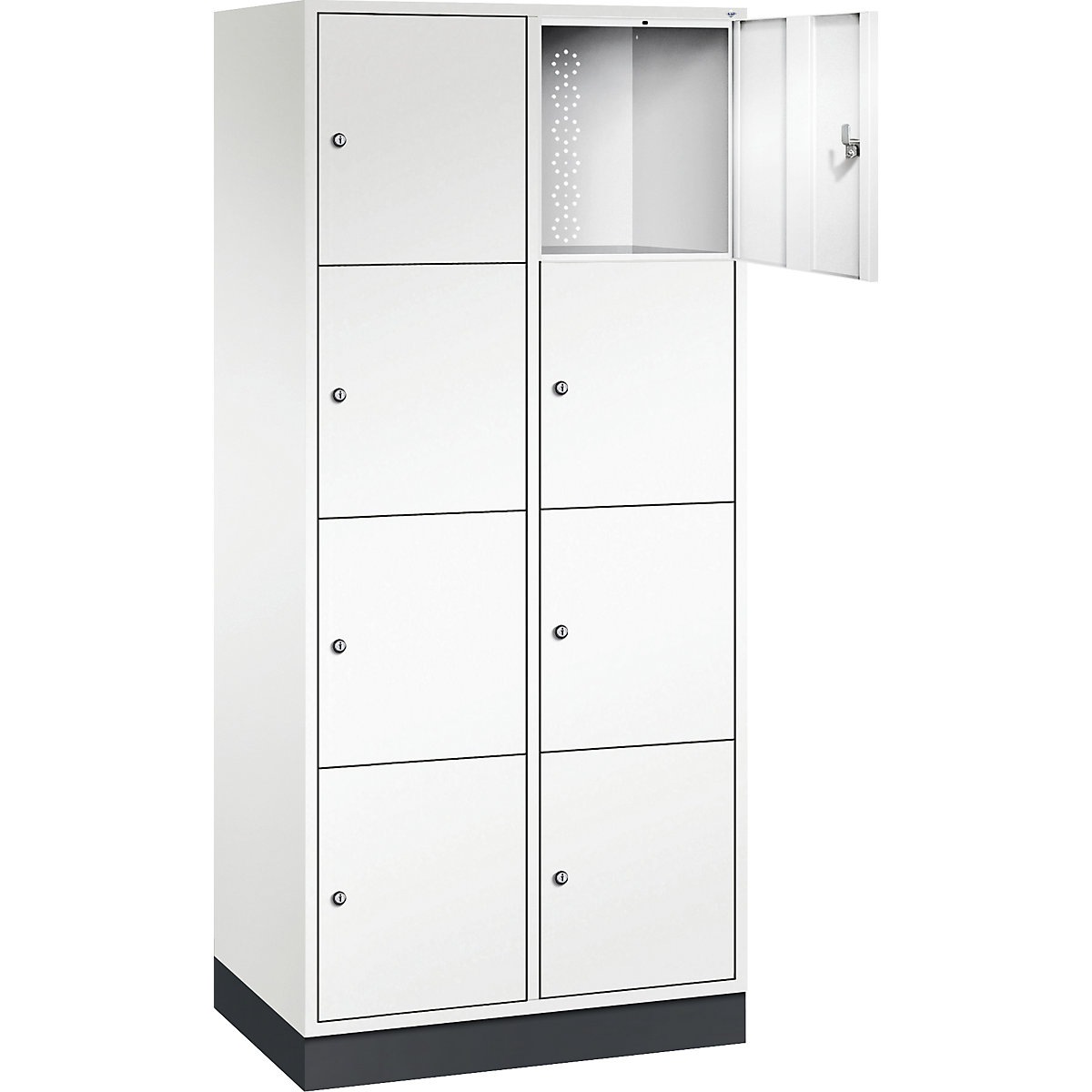 Dulap cu 4 compartimente cu încuietoare Intro – C+P (Imagine produs 2)-1