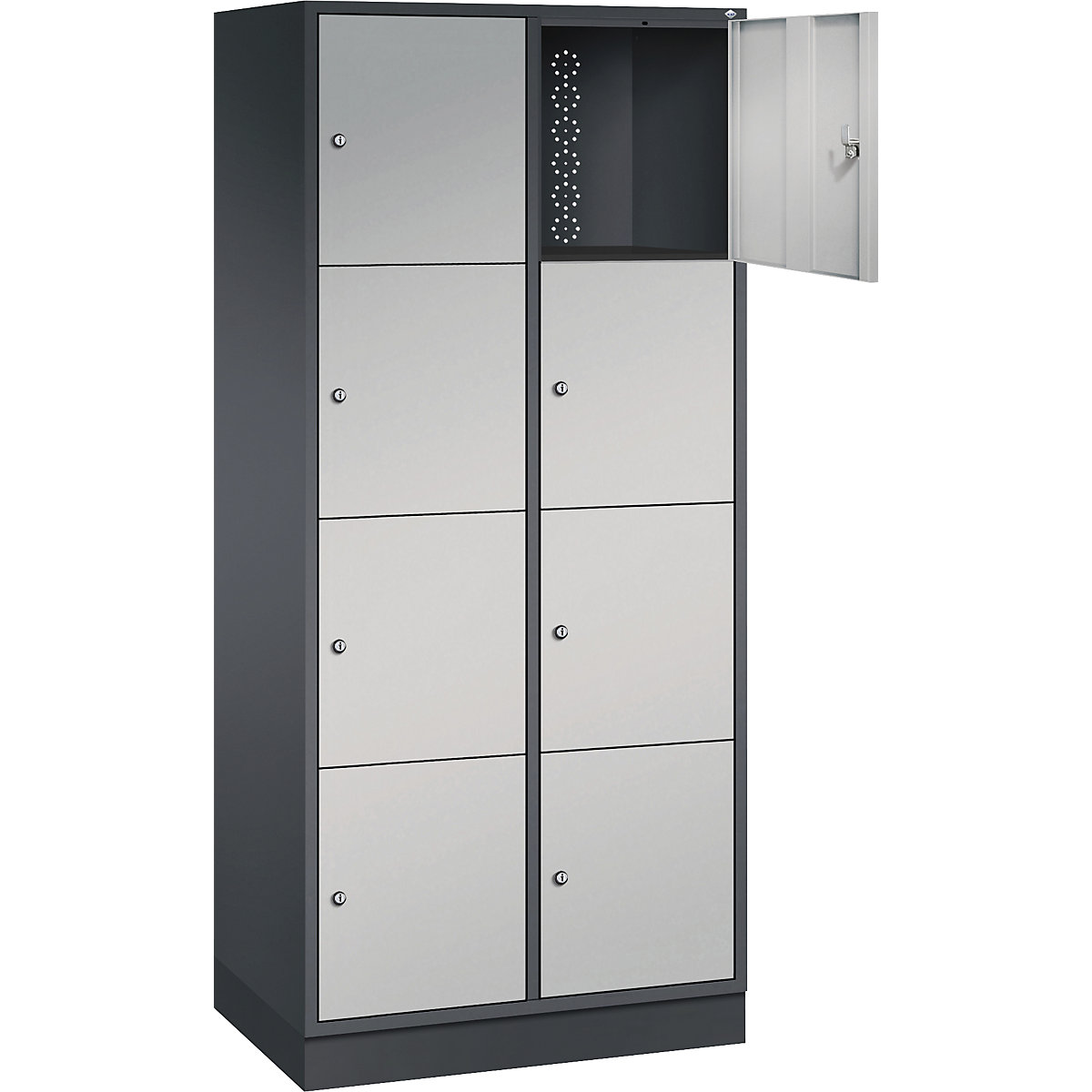 Dulap cu 4 compartimente cu încuietoare Intro – C+P (Imagine produs 2)-1
