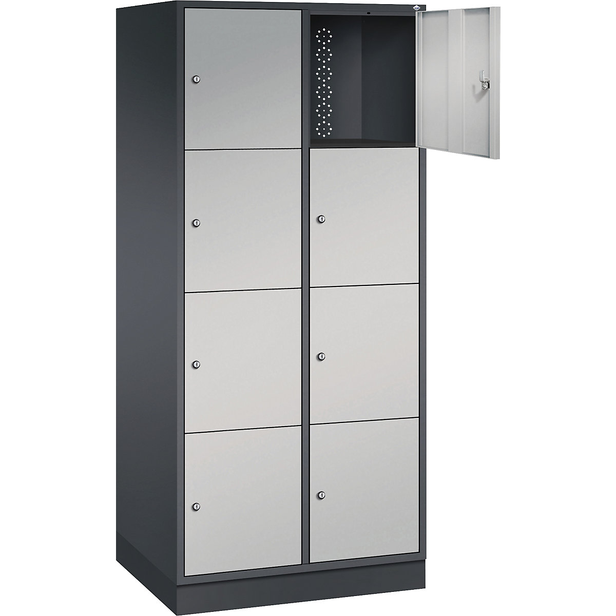 Dulap cu 4 compartimente cu încuietoare Intro – C+P (Imagine produs 2)-1