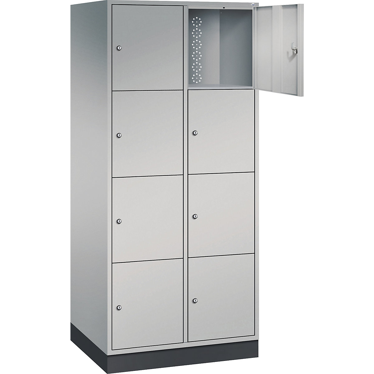 Dulap cu 4 compartimente cu încuietoare Intro – C+P (Imagine produs 2)-1
