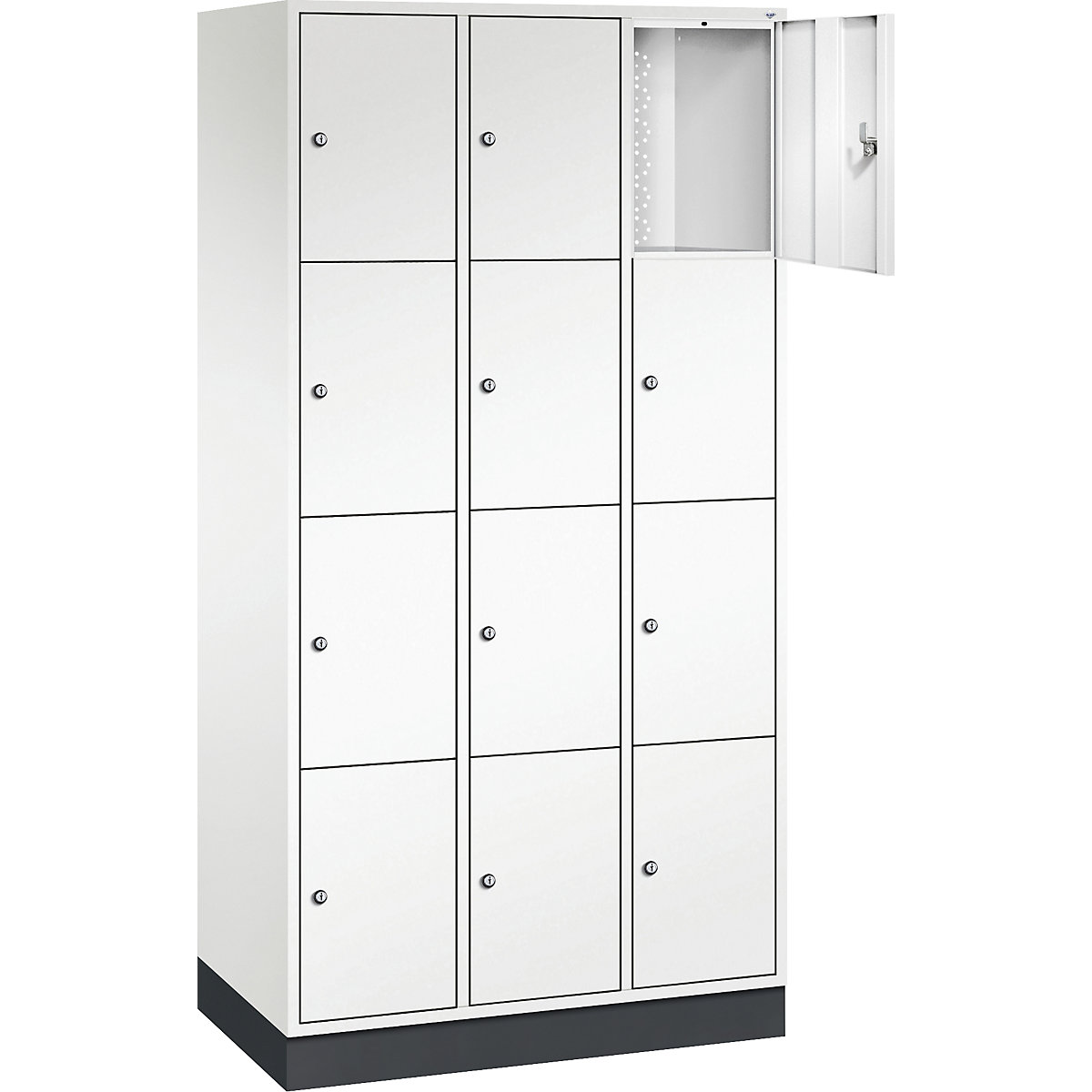 Dulap cu 4 compartimente cu încuietoare Intro – C+P (Imagine produs 2)-1
