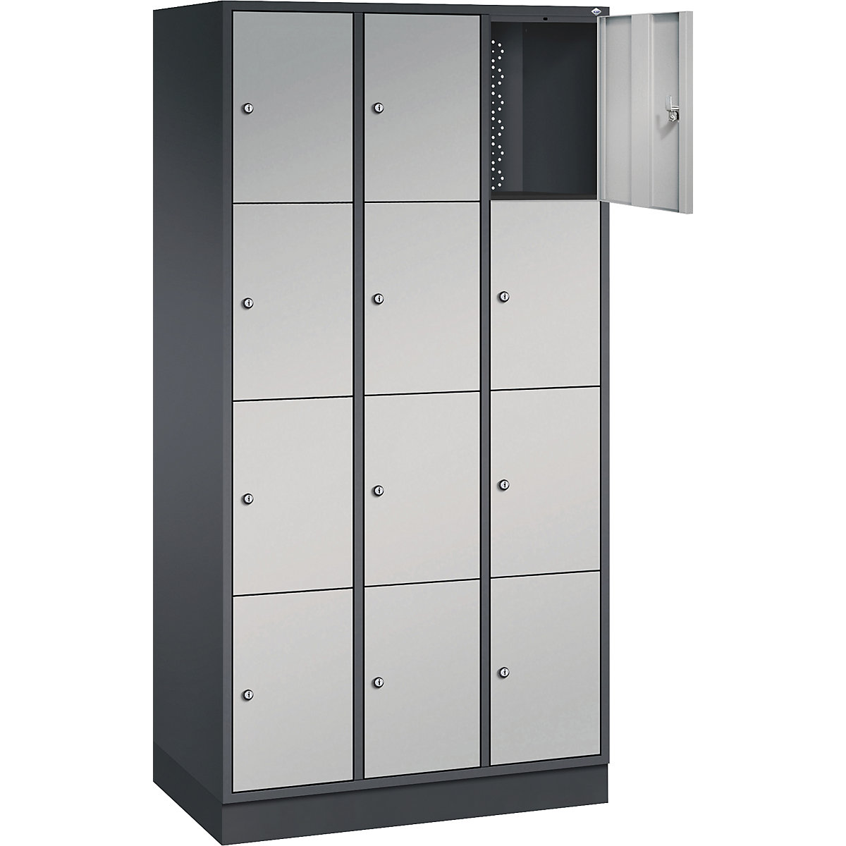 Dulap cu 4 compartimente cu încuietoare Intro – C+P (Imagine produs 2)-1