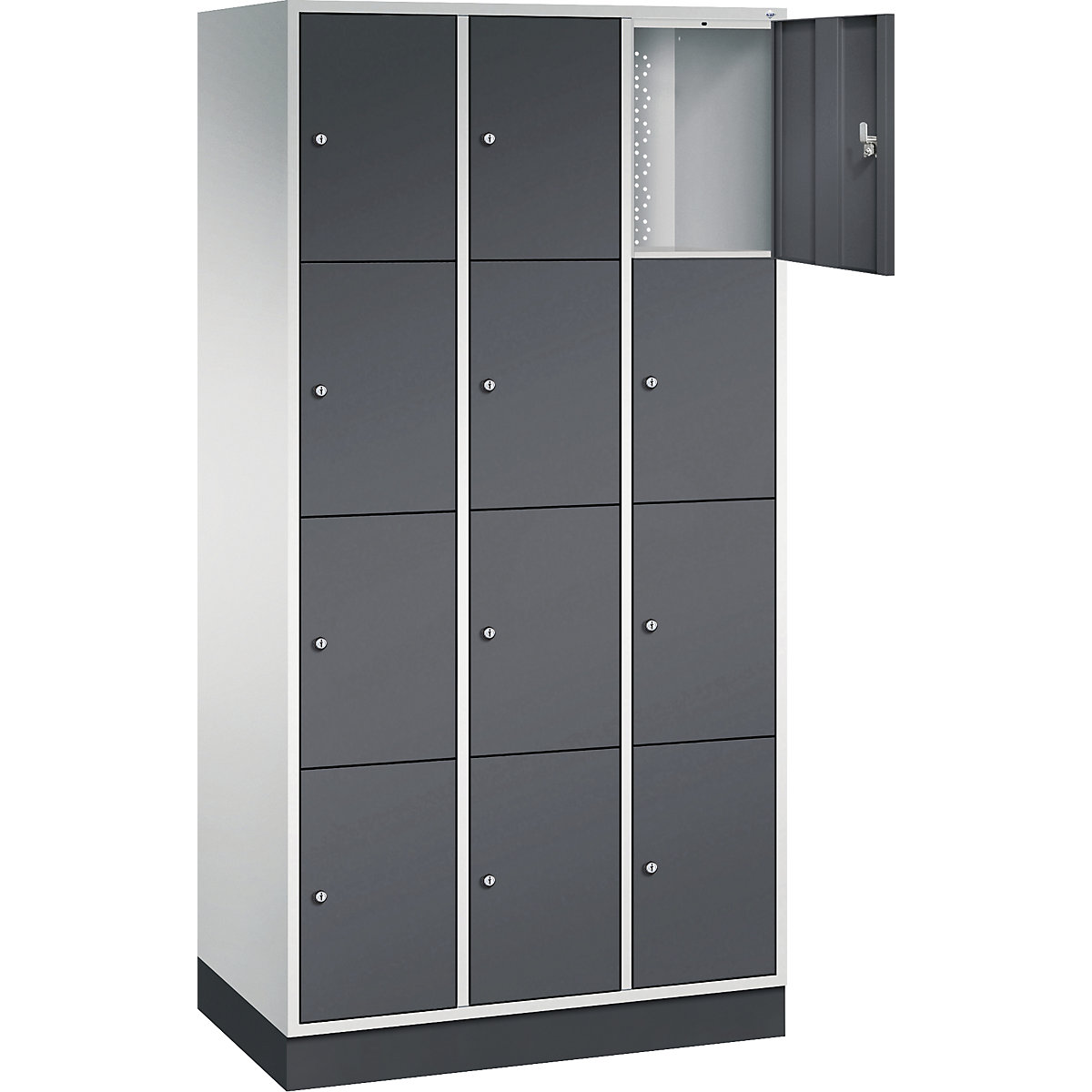 Dulap cu 4 compartimente cu încuietoare Intro – C+P (Imagine produs 2)-1