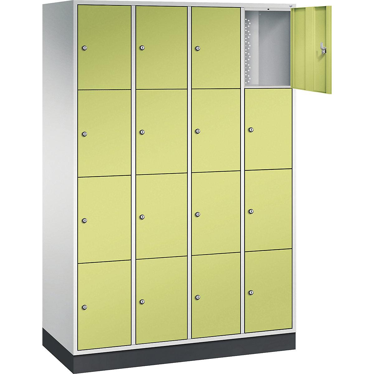 Dulap cu 4 compartimente cu încuietoare Intro – C+P (Imagine produs 2)-1