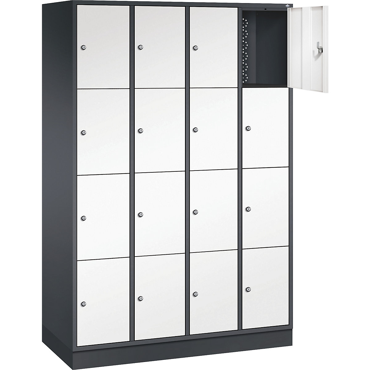 Dulap cu 4 compartimente cu încuietoare Intro – C+P (Imagine produs 2)-1