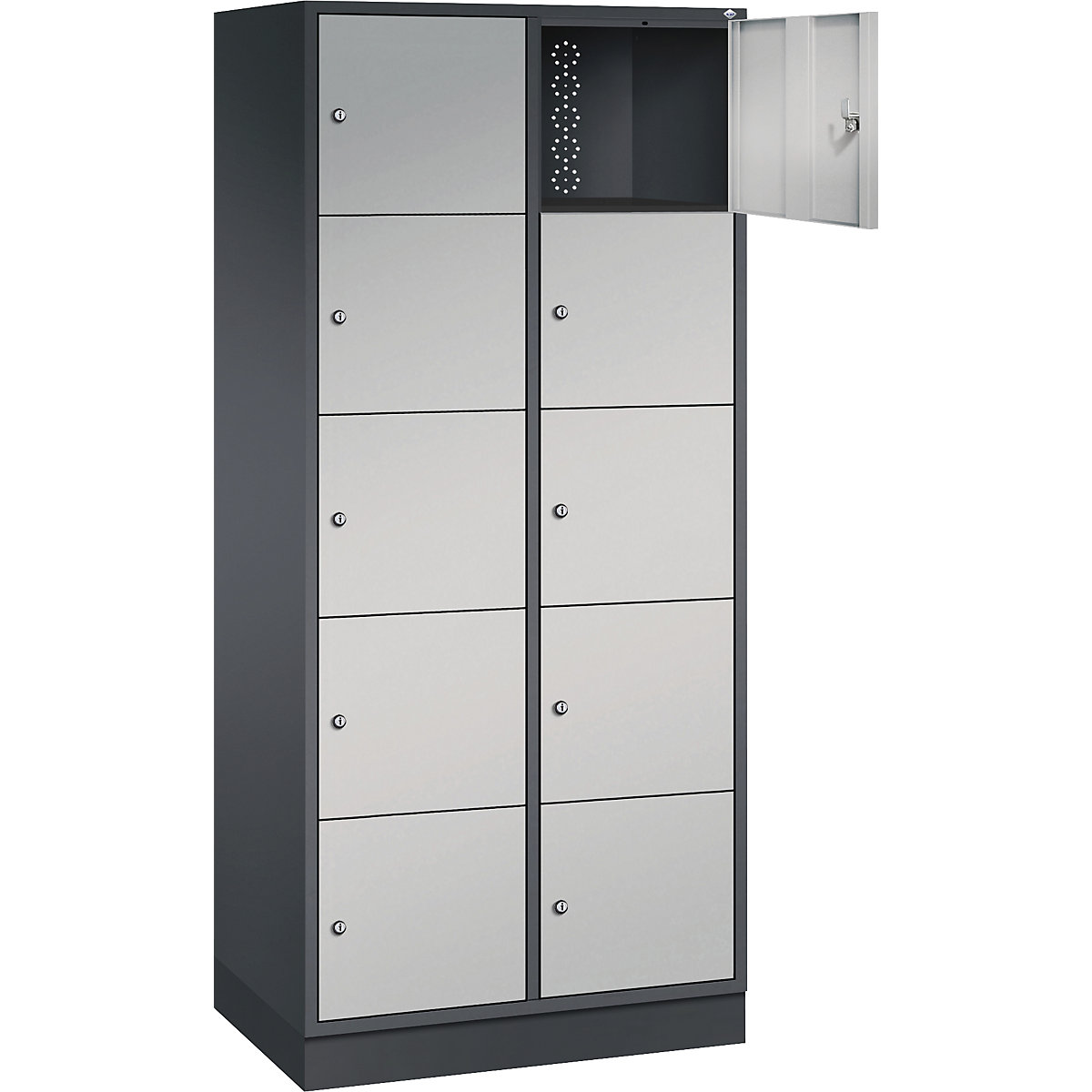 Dulap cu 5 compartimente cu încuietoare Intro – C+P (Imagine produs 2)-1