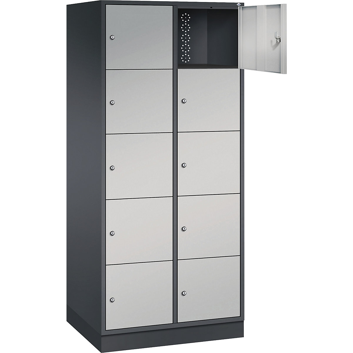 Dulap cu 5 compartimente cu încuietoare Intro – C+P (Imagine produs 2)-1