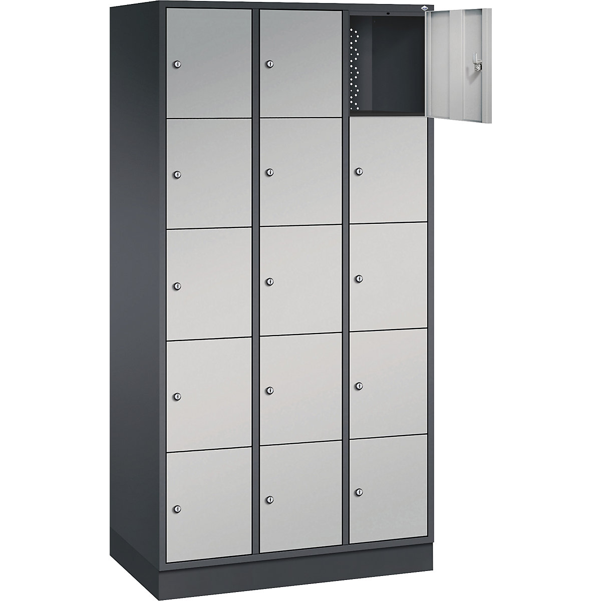 Dulap cu 5 compartimente cu încuietoare Intro – C+P (Imagine produs 2)-1