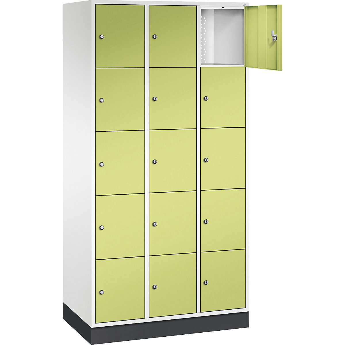 Dulap cu 5 compartimente cu încuietoare Intro – C+P (Imagine produs 2)-1