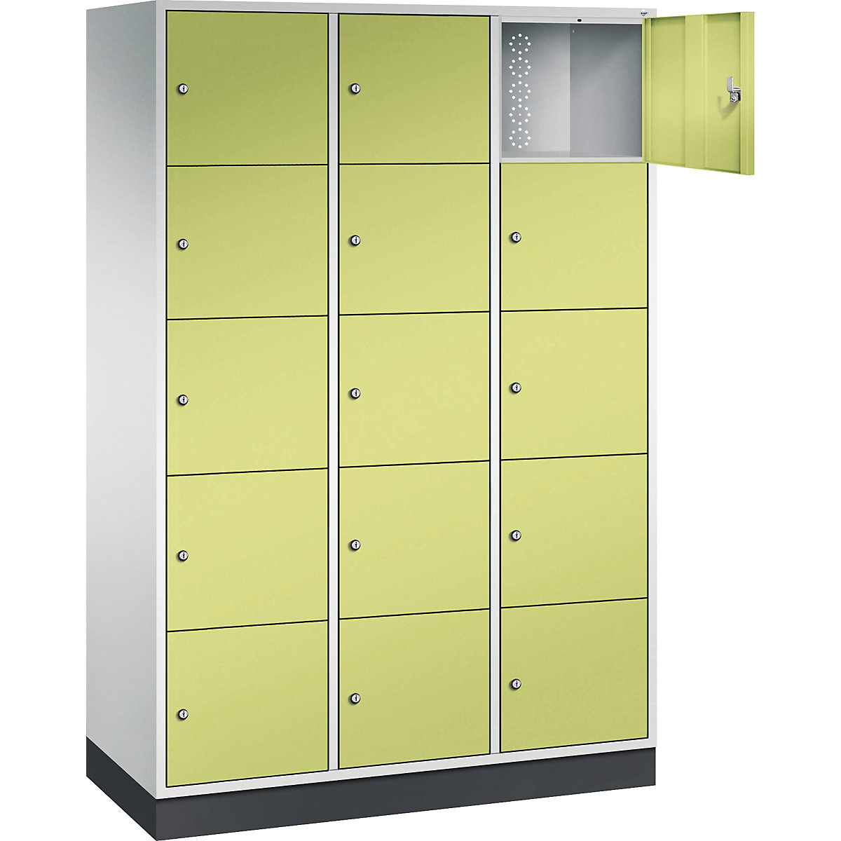 Dulap cu 5 compartimente cu încuietoare Intro – C+P (Imagine produs 2)-1