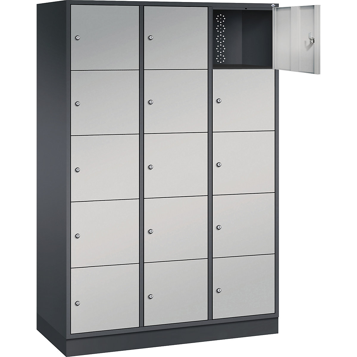 Dulap cu 5 compartimente cu încuietoare Intro – C+P (Imagine produs 2)-1