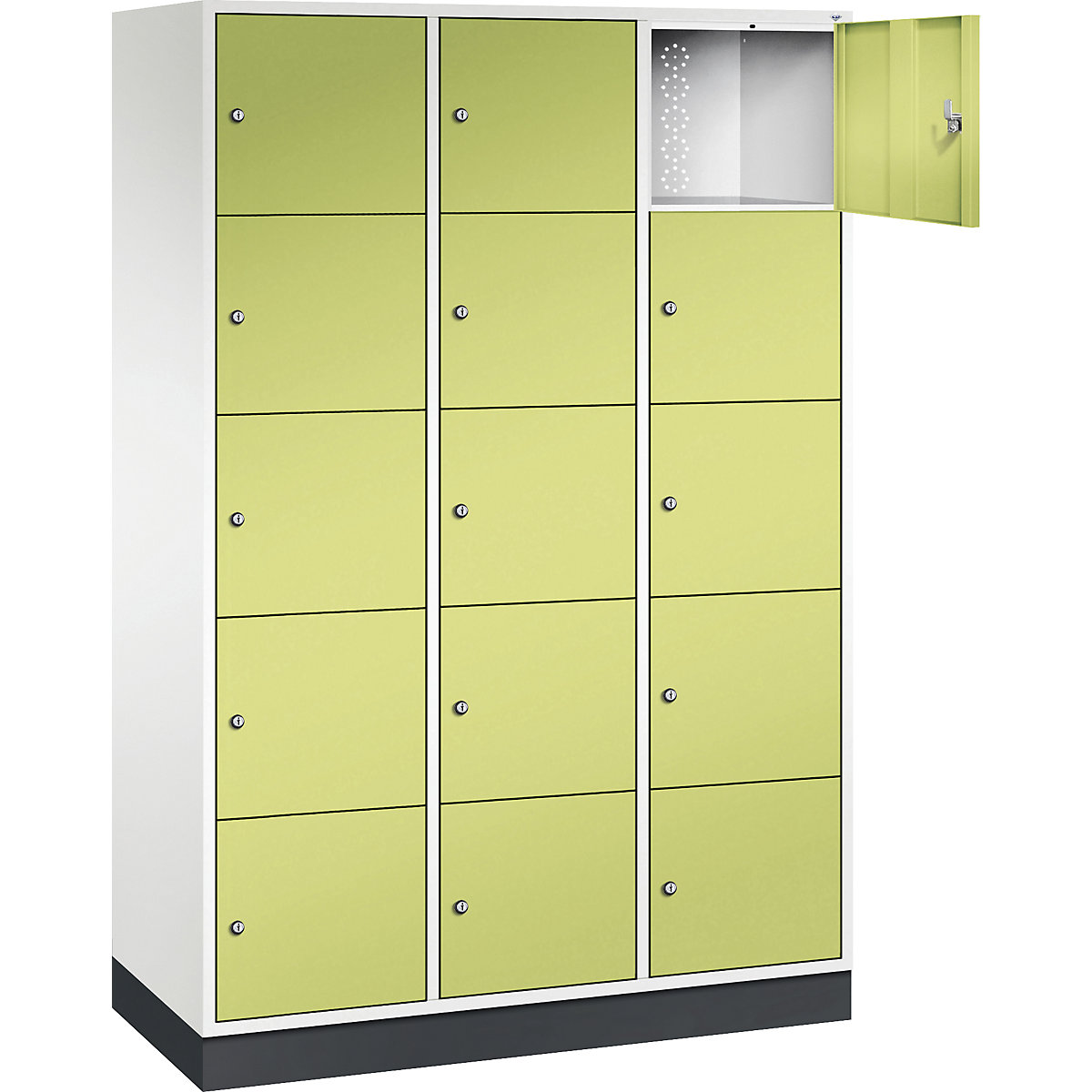 Dulap cu 5 compartimente cu încuietoare Intro – C+P (Imagine produs 2)-1
