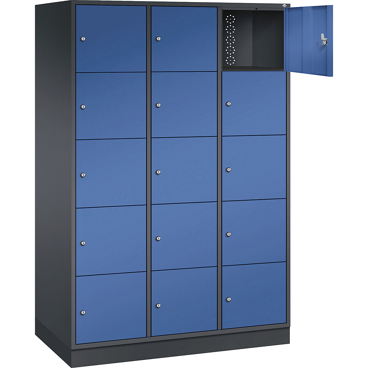 Dulap cu 5 compartimente cu încuietoare Intro – C+P (Imagine produs 2)-1