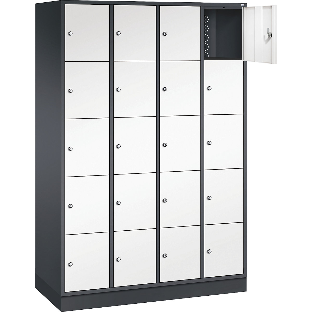 Dulap cu 5 compartimente cu încuietoare Intro – C+P (Imagine produs 2)-1