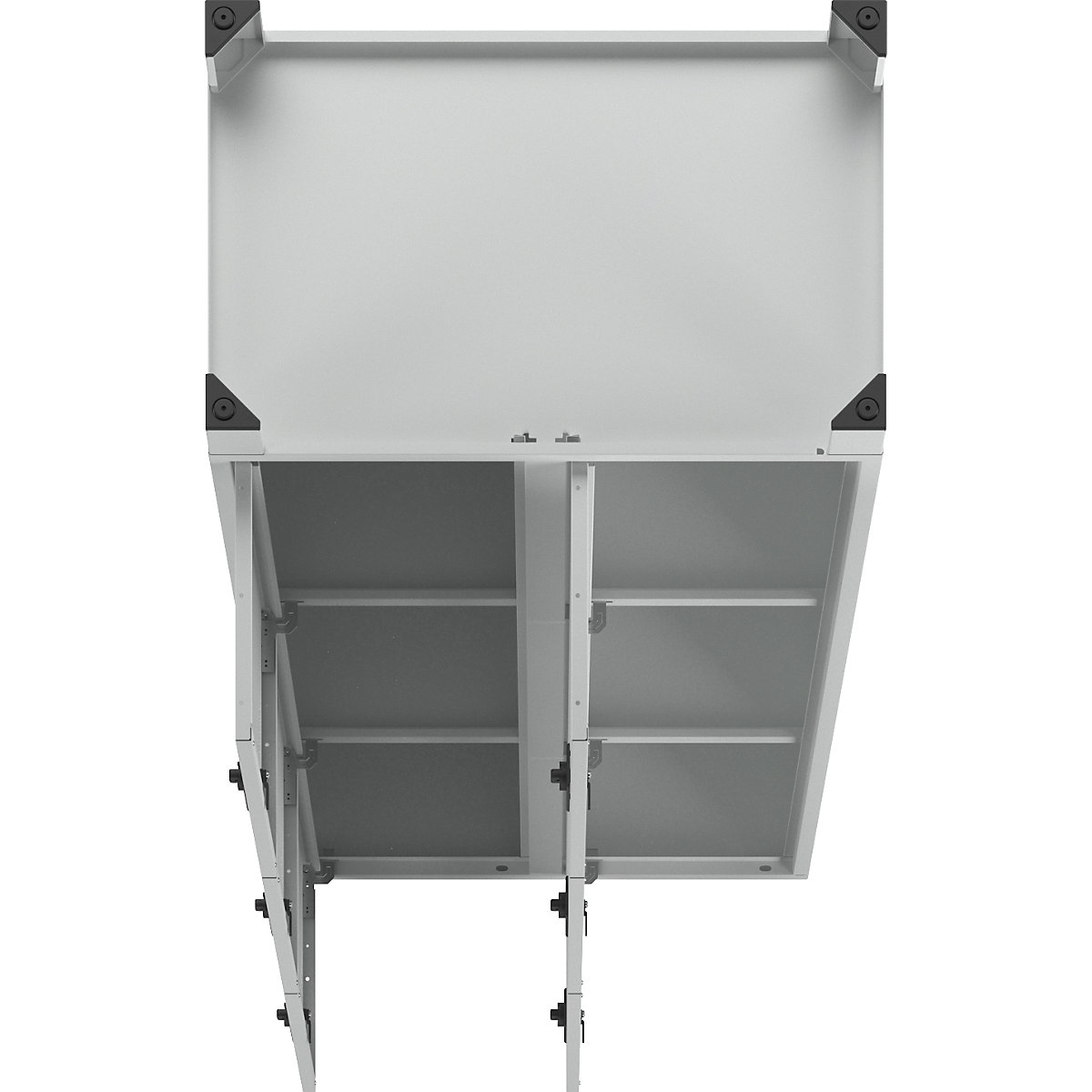 dulap cu 3 locuri Bremen – eurokraft pro (Imagine produs 4)-3