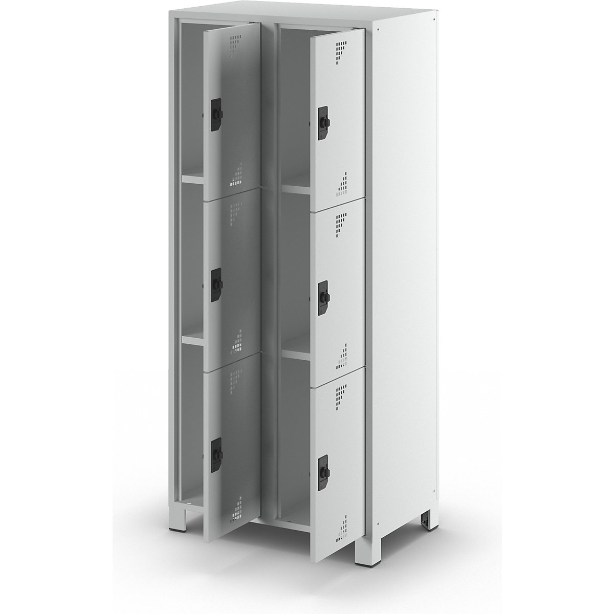 dulap cu 3 locuri Bremen – eurokraft pro (Imagine produs 7)-6