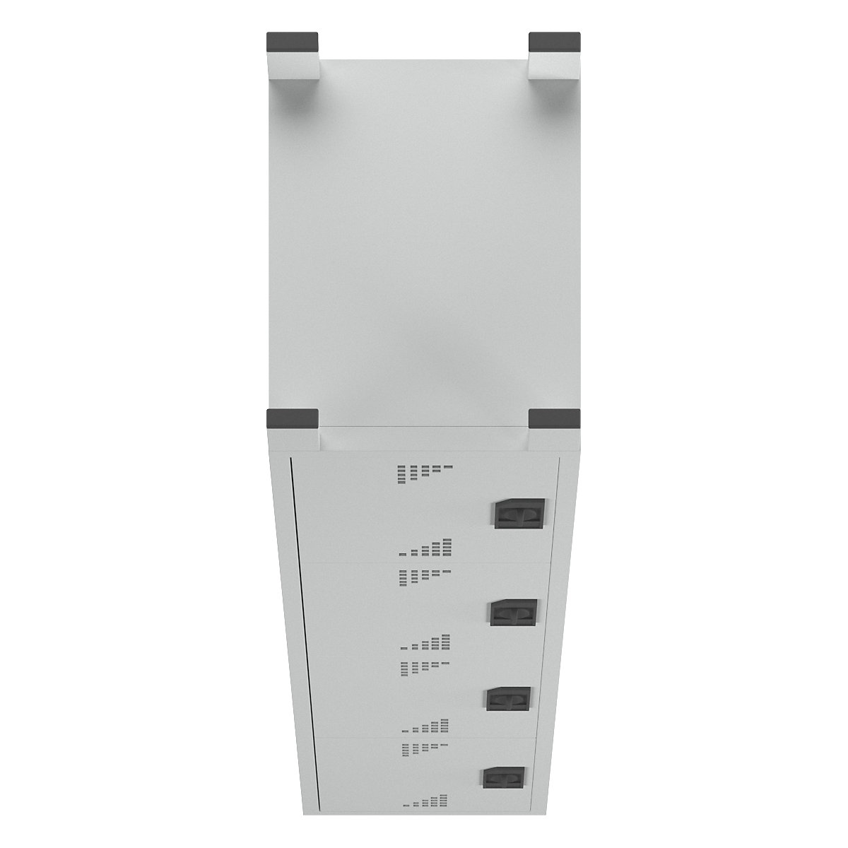 dulap cu 4 dulapuri Bremen – eurokraft pro (Imagine produs 6)-5