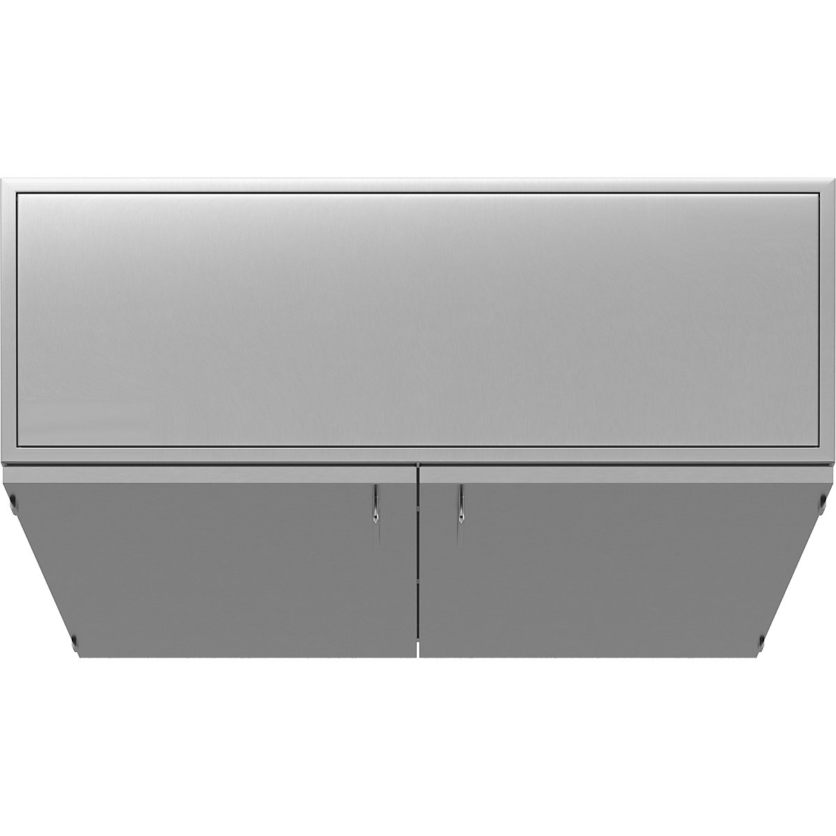 Dulap din inox, cu prindere pe perete, pentru cameră sterilă (Imagine produs 4)-3
