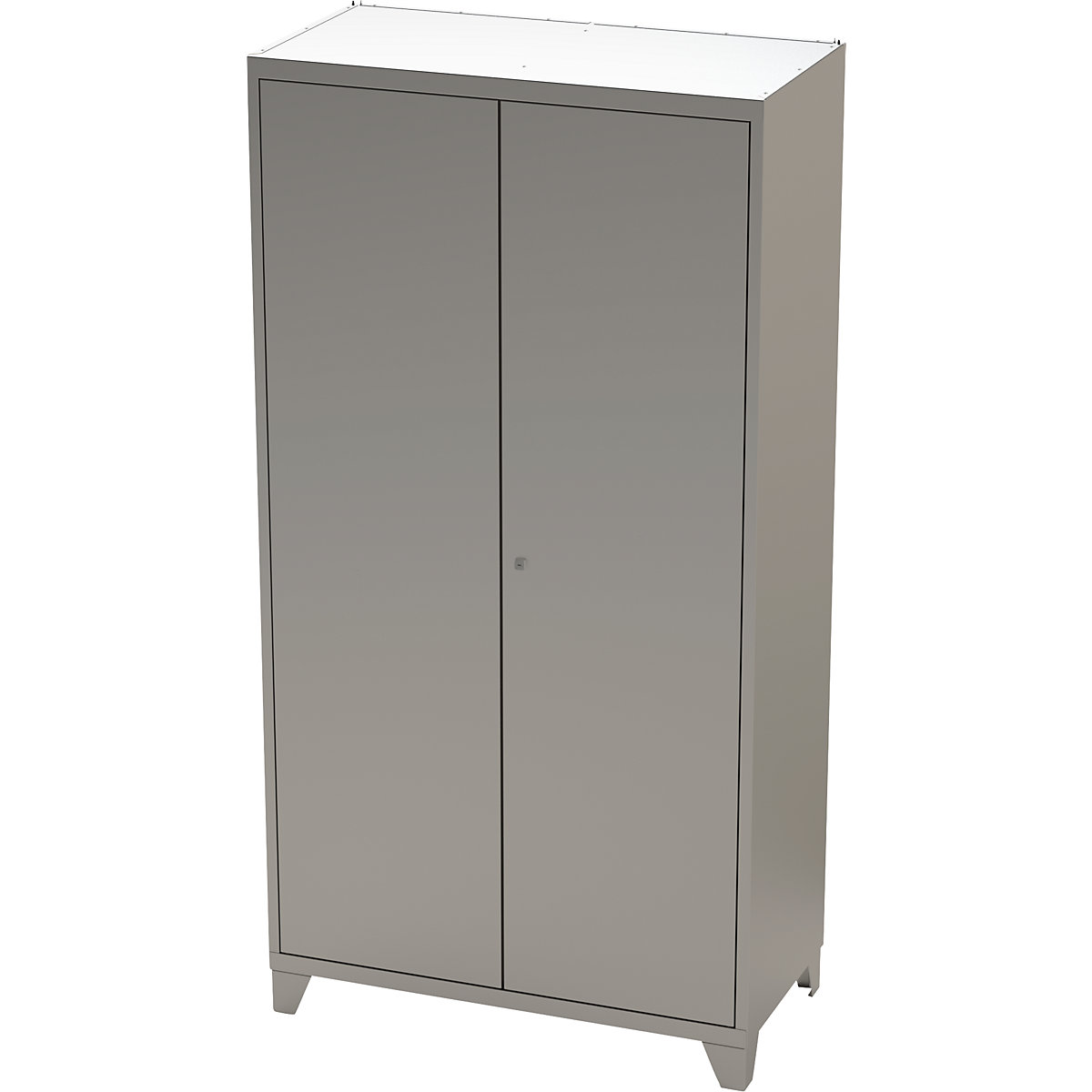 Dulap din inox, cu uși cu canaturi, cu piciorușe (Imagine produs 6)-5