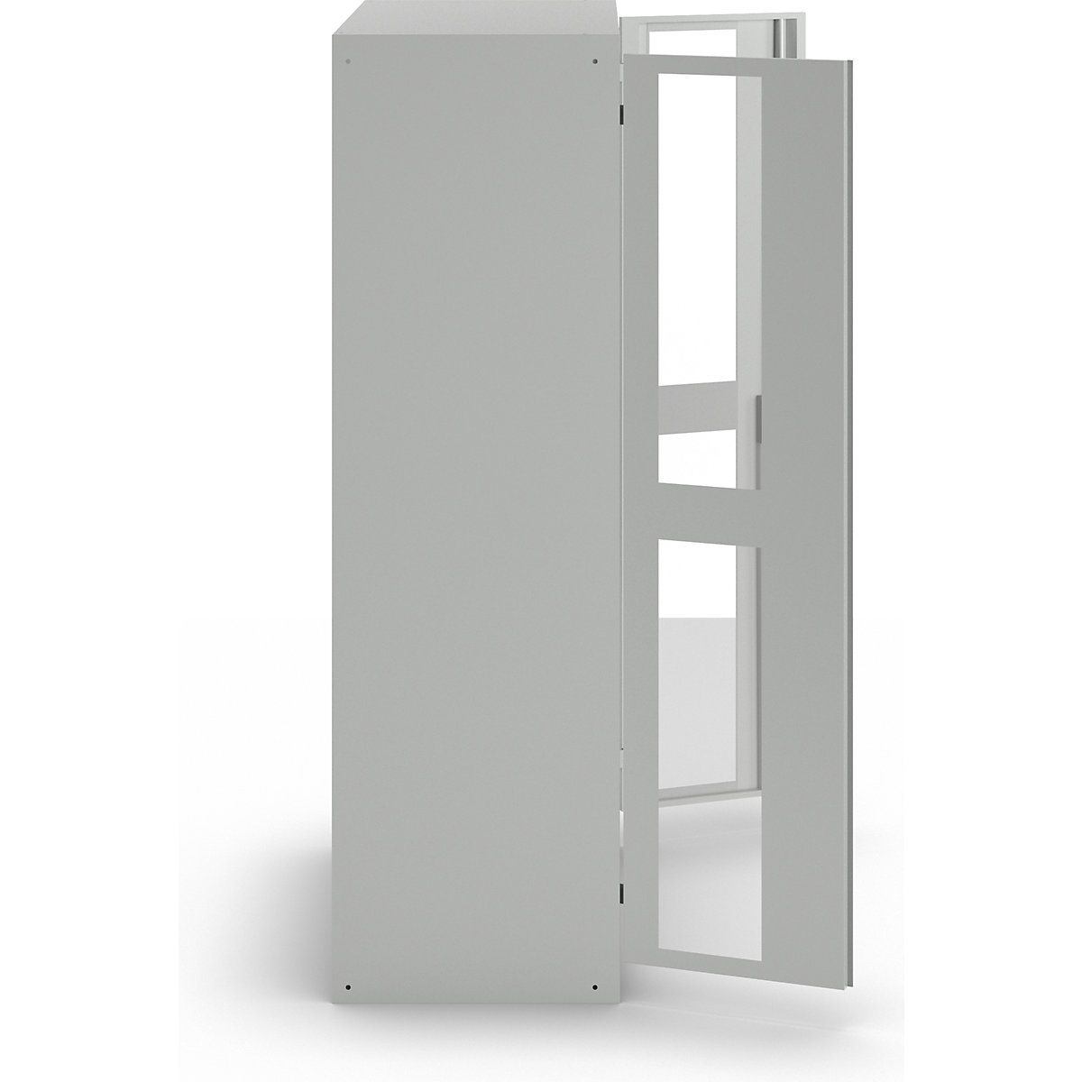 Dulap cu geam transparent, î. x lăț. x ad. 1950 x 1000 x 580 mm – LISTA (Imagine produs 3)-2
