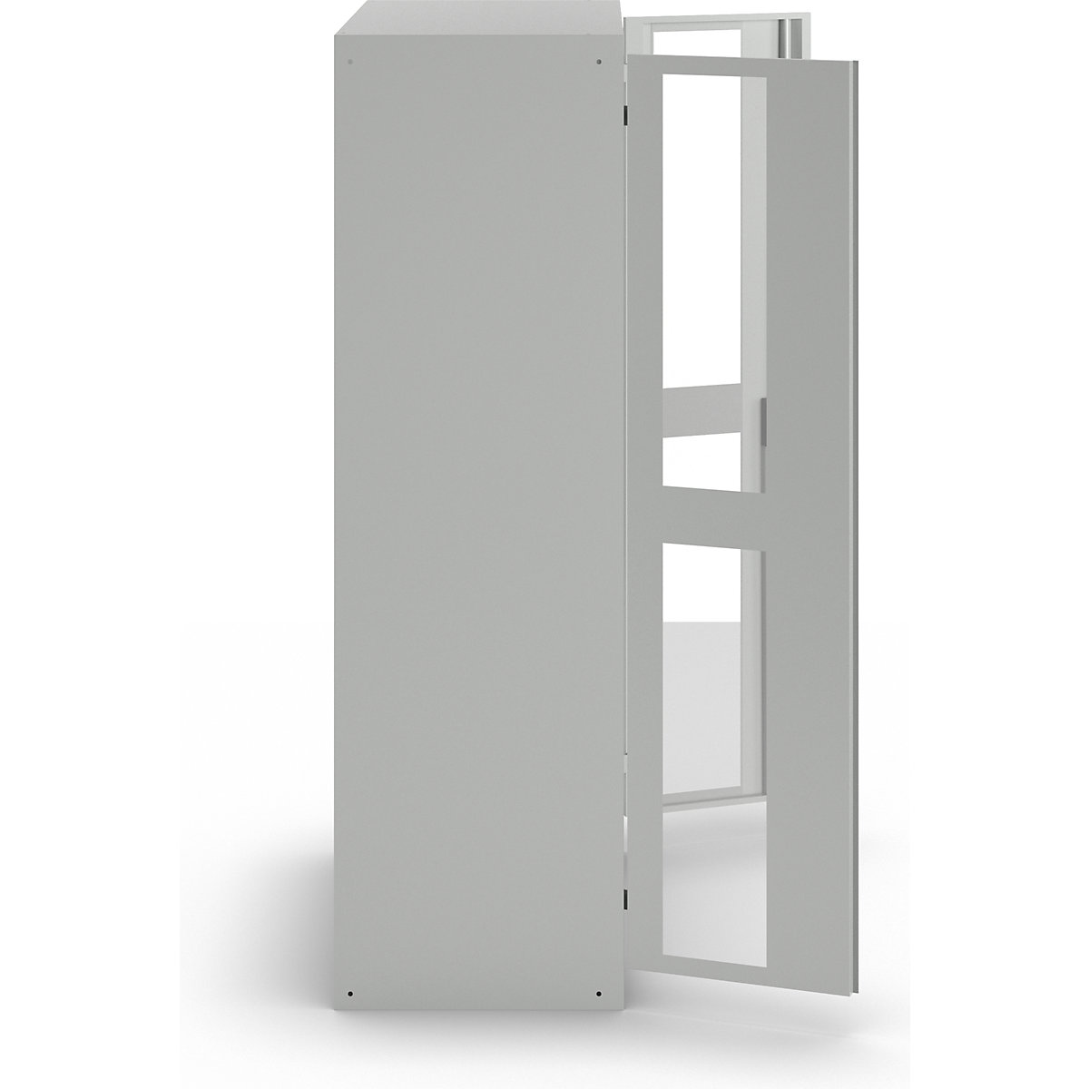 Dulap cu geam transparent, î. x lăț. x ad. 1950 x 1000 x 580 mm – LISTA (Imagine produs 3)-2