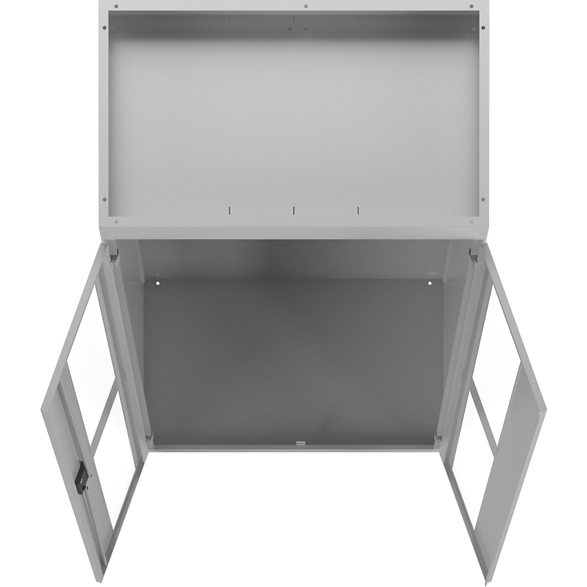 Dulap cu geam transparent, î. x lăț. x ad. 1950 x 1000 x 580 mm – LISTA (Imagine produs 6)-5
