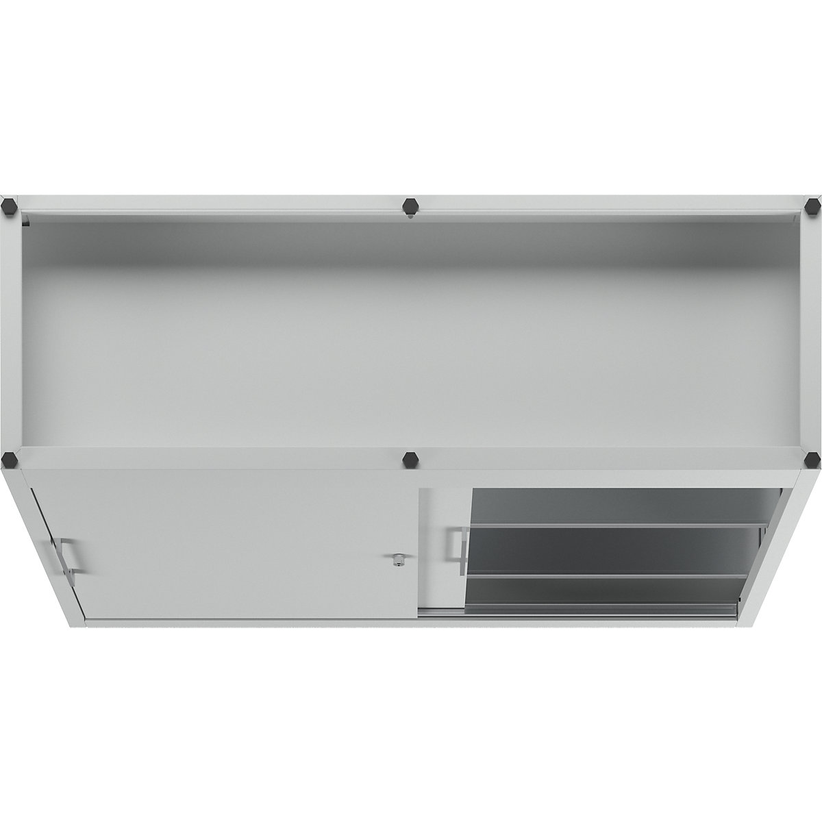 Dulap cu ușă glisantă, înălțime 1000 mm – eurokraft pro (Imagine produs 5)-4