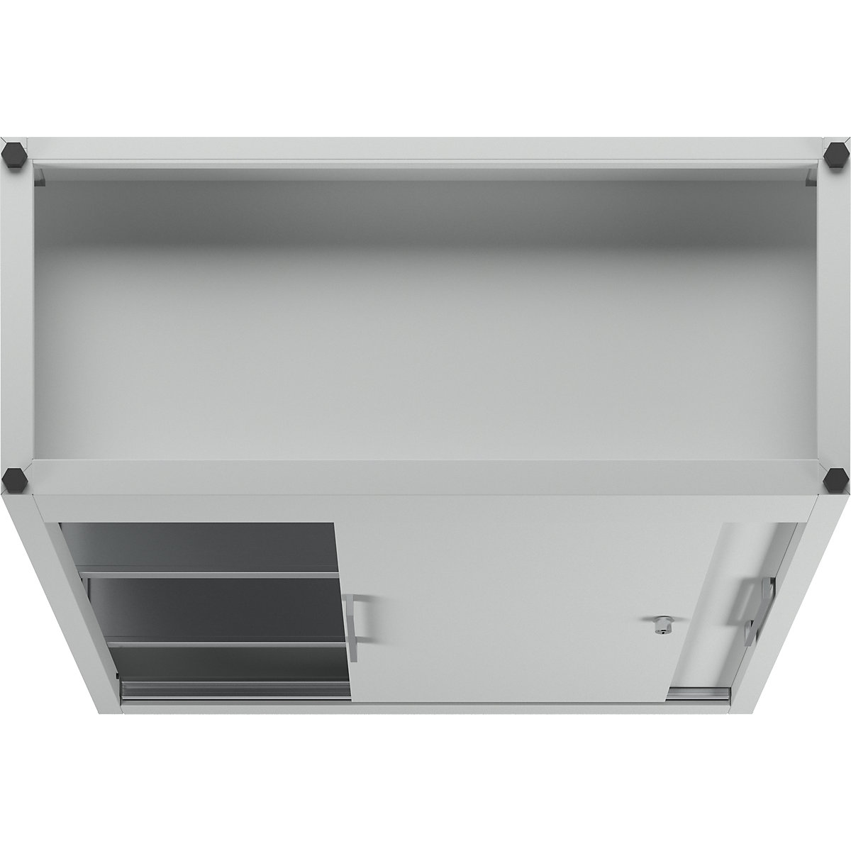 Dulap cu ușă glisantă, înălțime 1000 mm – eurokraft pro (Imagine produs 5)-4