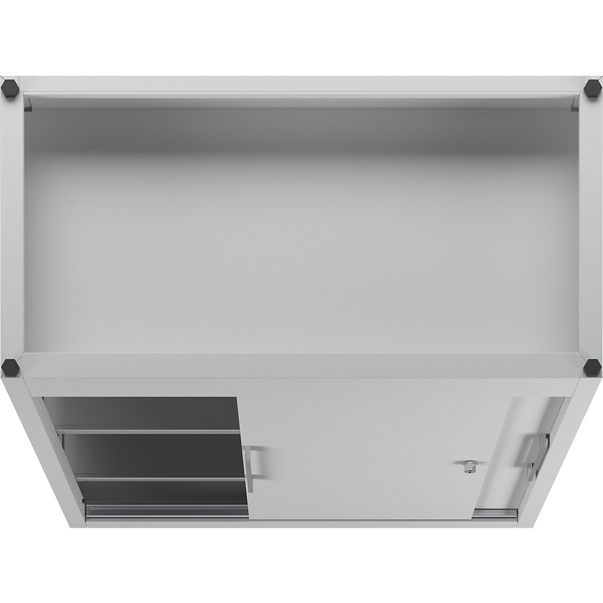 Dulap cu ușă glisantă, înălțime 1000 mm – eurokraft pro (Imagine produs 6)-5