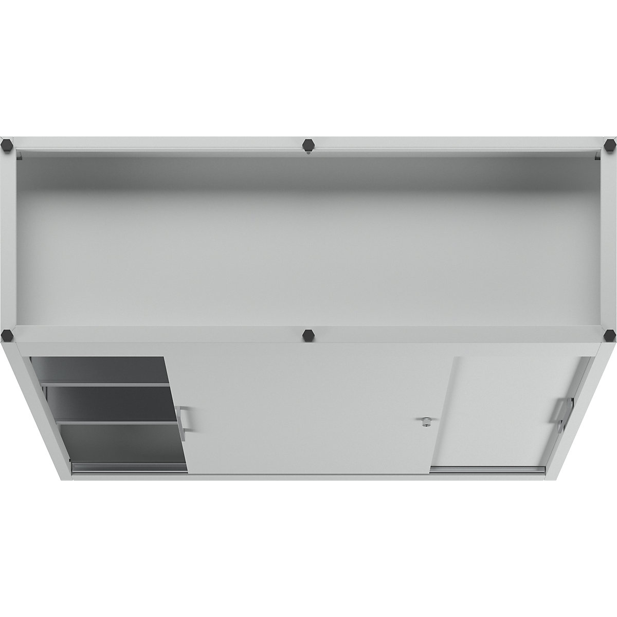Dulap cu ușă glisantă, înălțime 1200 mm – eurokraft pro (Imagine produs 6)-5