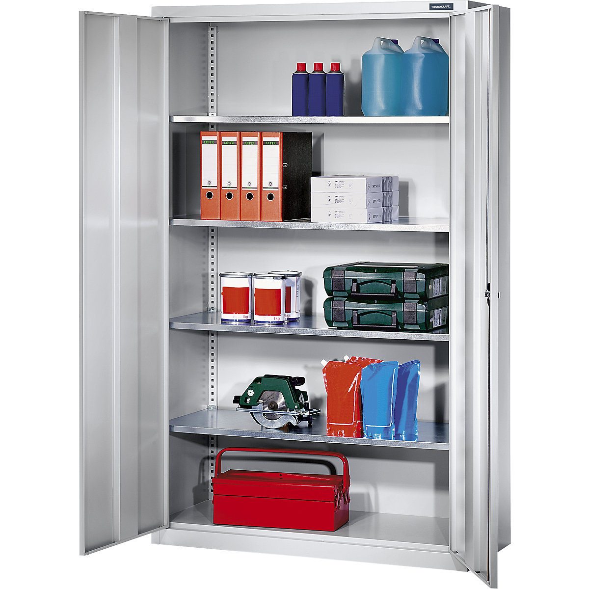 Dulap cu uși cu canaturi din tablă de oțel – eurokraft pro (Imagine produs 5)-4