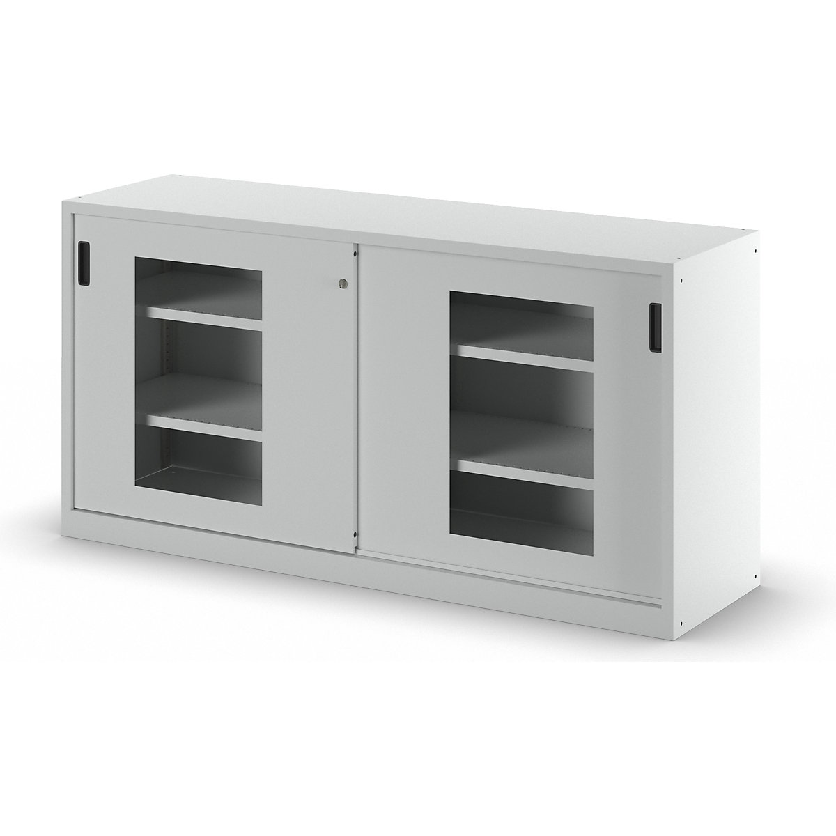 Dulap cu uși glisante cu geamuri transparente – LISTA (Imagine produs 5)-4
