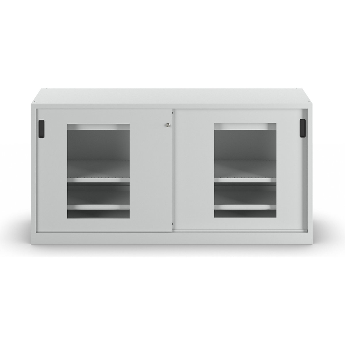 Dulap cu uși glisante cu geamuri transparente – LISTA (Imagine produs 2)-1
