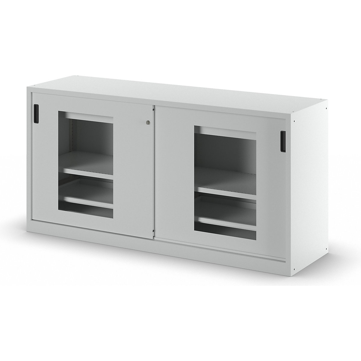 Dulap cu uși glisante cu geamuri transparente – LISTA (Imagine produs 5)-4