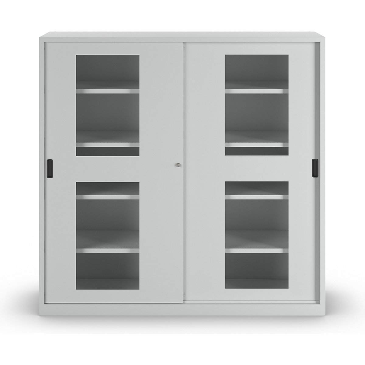 Dulap cu uși glisante cu geamuri transparente – LISTA (Imagine produs 3)-2