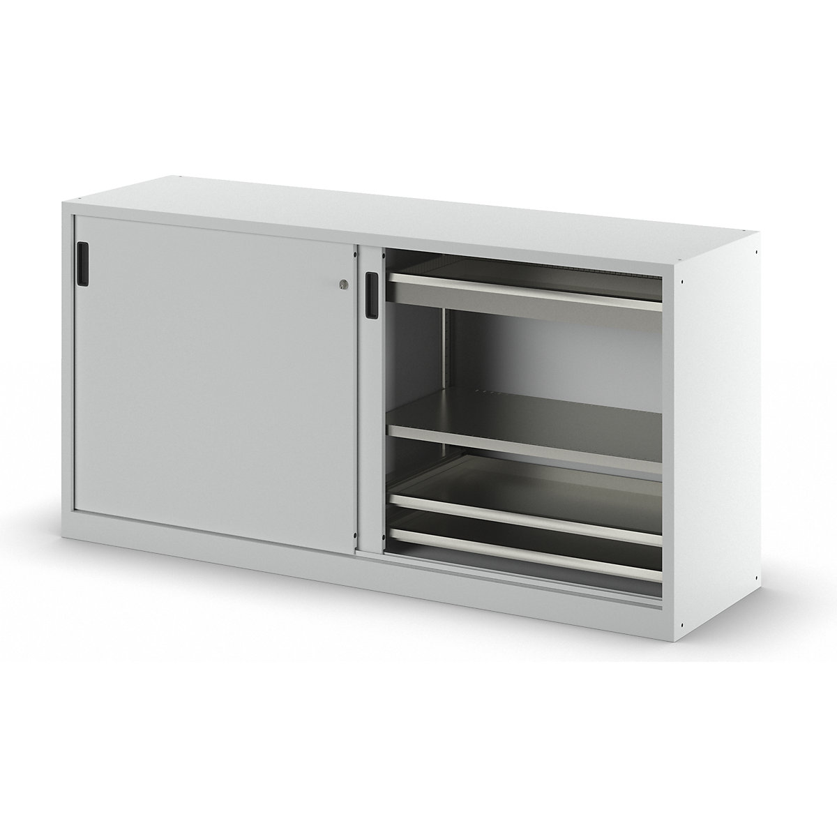 Dulap cu uși glisante pline, din tablă – LISTA (Imagine produs 5)-4