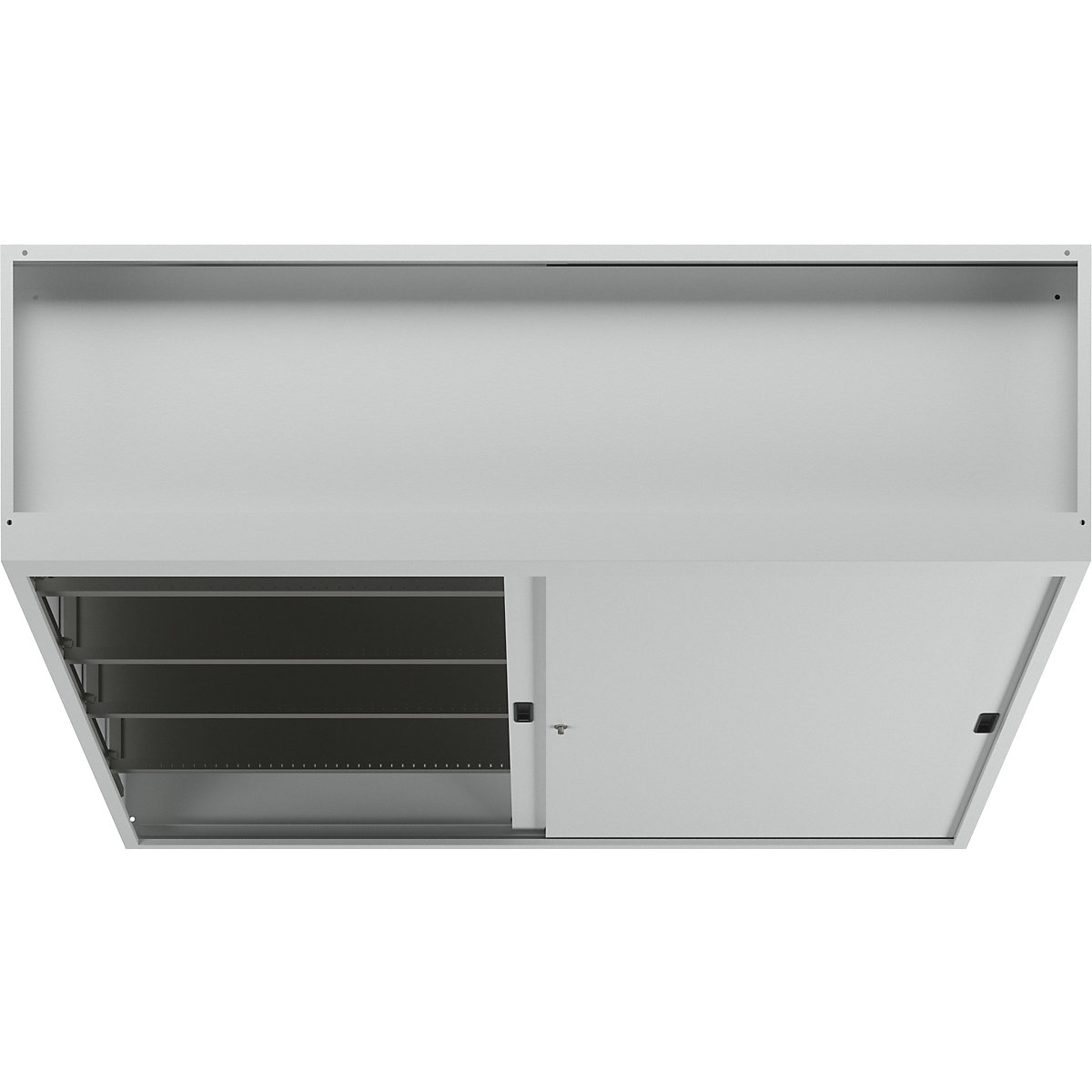 Dulap cu uși glisante pline, din tablă – LISTA (Imagine produs 3)-2