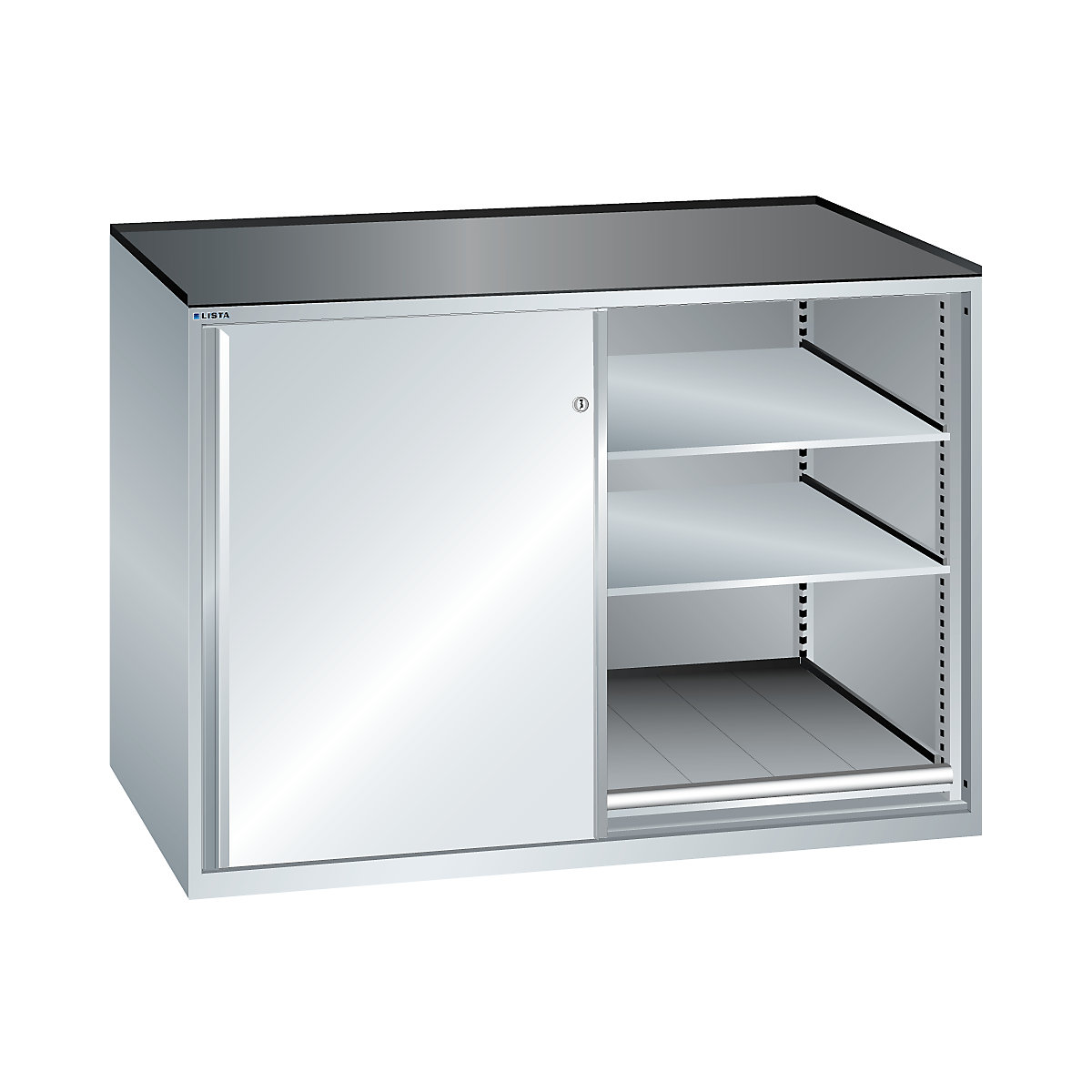 Dulap cu uși glisante, sarcină maximă poliță extensibilă 200 kg – LISTA (Imagine produs 5)-4